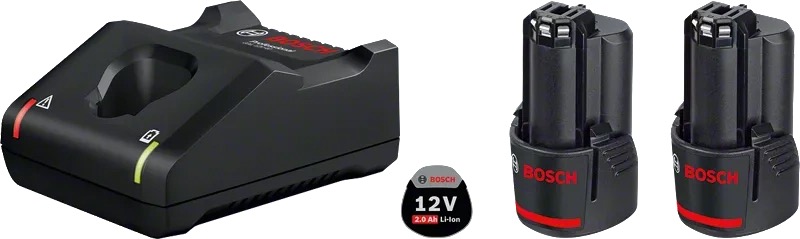 BOSCH Zestaw zasilający Bosch 1600A019R8 (2x2.0Ah + GAL 12V-40)