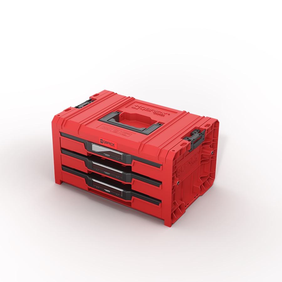 Qbrick System PRO Drawer 3 Toolbox 2.0 Expert RED Ultra HD Custom